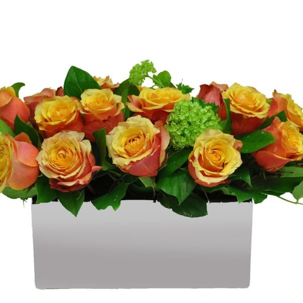 Modern Rose Centerpiece